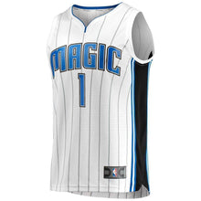 Load image into Gallery viewer, Men&#39;s Fanatics Branded Jonathan Isaac White Orlando Magic Fast Break Jersey  Association Edition  White