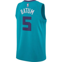 Load image into Gallery viewer, Men&#39;s Jordan Brand Nicolas Batum Teal Charlotte Hornets Swingman Jersey  Icon Edition  Aqua