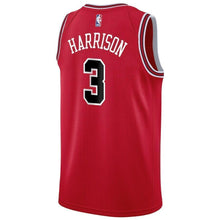 Load image into Gallery viewer, Men&#39;s Nike Shaquille Harrison Red Chicago Bulls Swingman Sponsor Patch Jersey – Icon Edition  Red