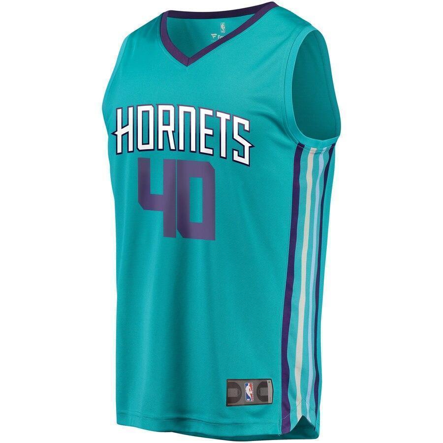 Men's Fanatics Branded Cody Zeller Teal Charlotte Hornets Fast Break Replica Player Jersey  Icon Edition  Aqua