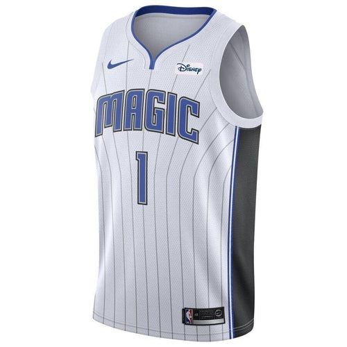Men's Nike Jonathan Isaac White Orlando Magic Swingman Sponsor Patch Jersey  Association Edition  White
