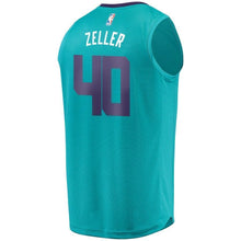 Load image into Gallery viewer, Men&#39;s Fanatics Branded Cody Zeller Teal Charlotte Hornets Fast Break Replica Player Jersey  Icon Edition  Aqua