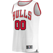 Load image into Gallery viewer, Youth Fanatics Branded White Chicago Bulls Fast Break Custom Replica Jersey  Association Edition  White
