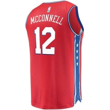 Load image into Gallery viewer, Men&#39;s Fanatics Branded T.J. McConnell Red Philadelphia 7ers Fast Break Replica Player Jersey  Statement Edition  Red