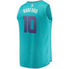 Load image into Gallery viewer, Men&#39;s Fanatics Branded Jaylen Barford Teal Charlotte Hornets Fast Break Replica Jersey – Icon Edition   Aqua