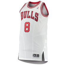 Load image into Gallery viewer, Men&#39;s adidas Zach LaVine White Chicago Bulls Finished Authentic Jersey  White