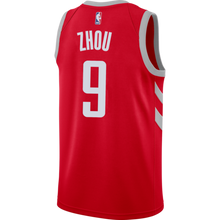 Load image into Gallery viewer, Zhou Qi Houston Rockets Icon Edition Swingman Jersey  Red